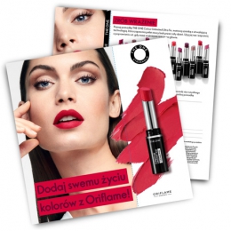 Ulotka prospektingowa THE ONE Colour Unlimited UltraFix Lipstick.